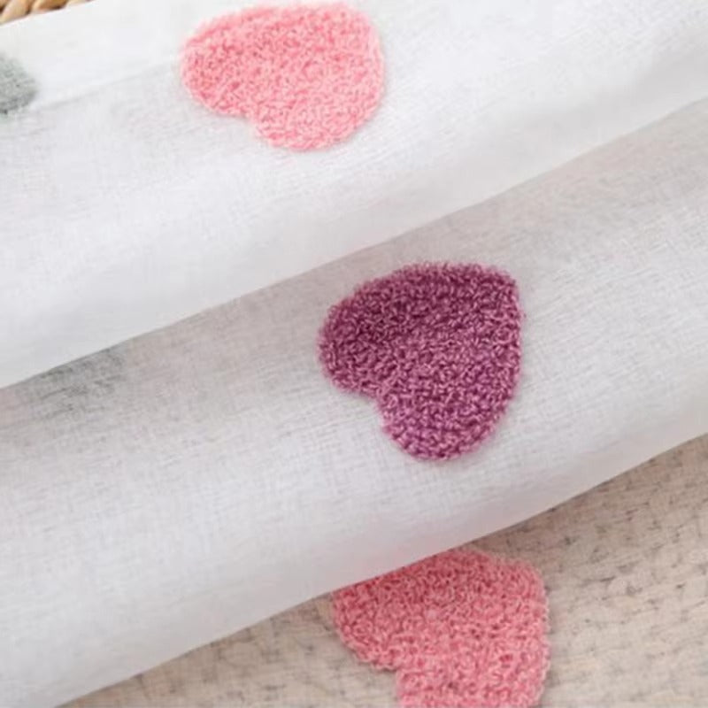 AiFish Floral Beaded Curtains Polyester, 1 Panel