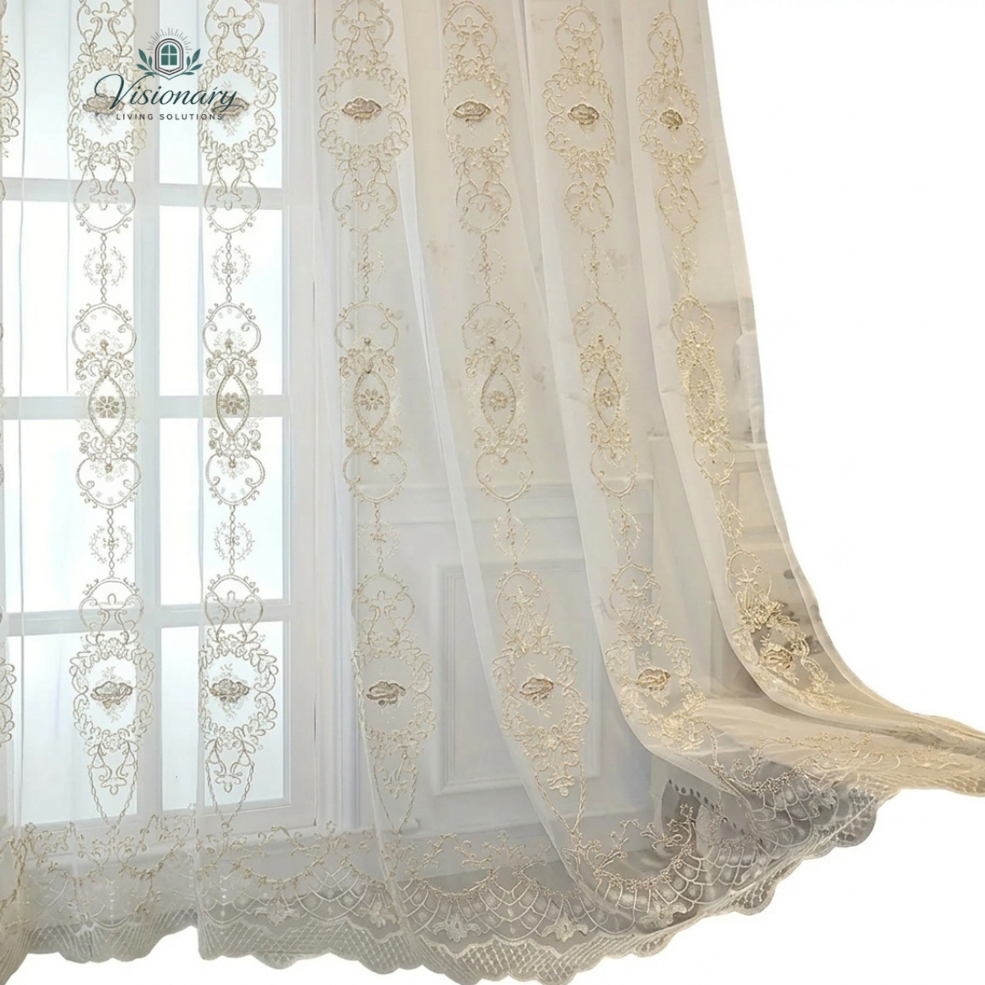 Visionary Living Solutions romantic window curtain for living room décor