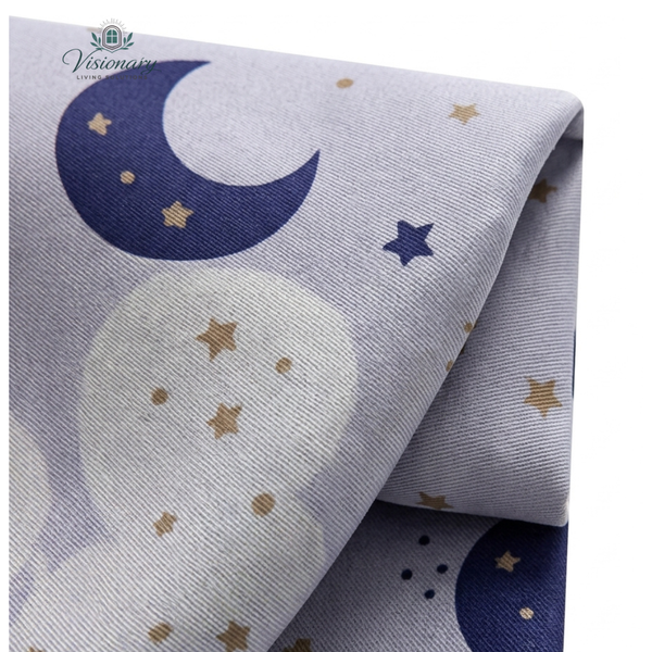 Visionary Living Solutions cartoon car blackout curtains for kids bedroom with fun vehicle pattern design and light blocking fabric