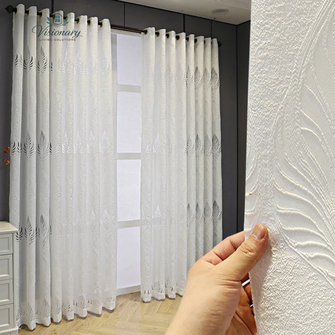 Visionary Living Solutions decorative sheer curtains for bedroom and modern interiors