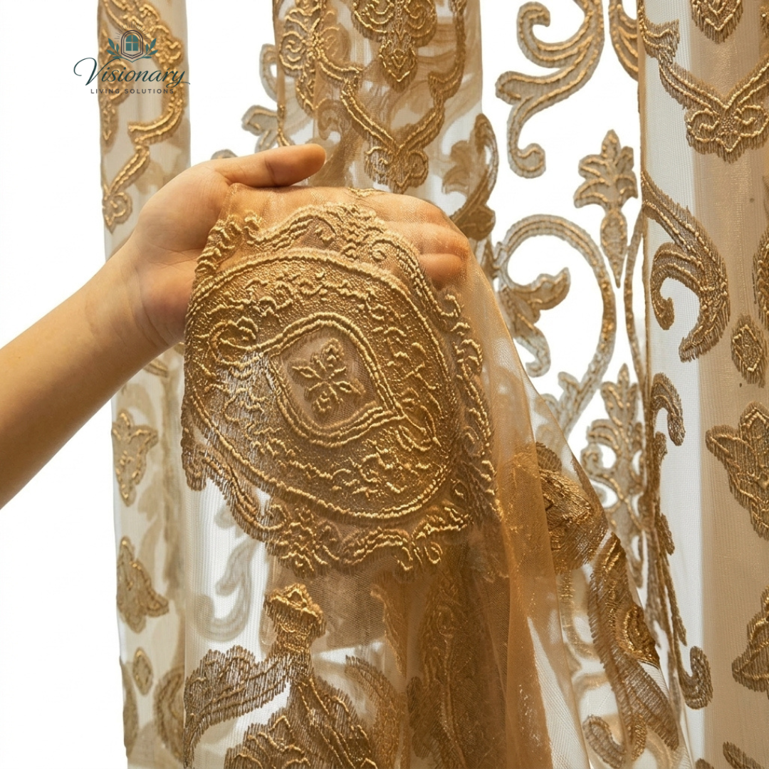 Visionary Living Solutions privacy curtains for living room French windows and bedrooms